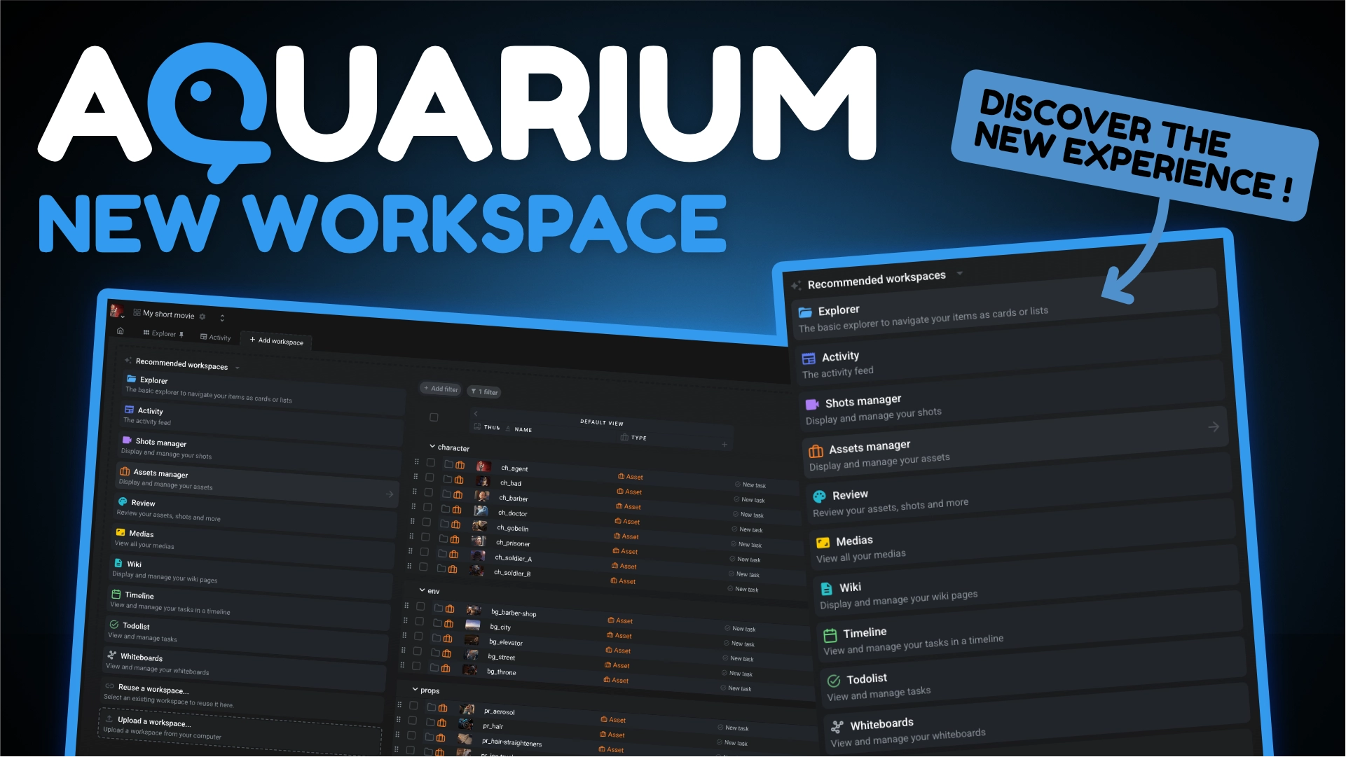 Experience the creation of a new workspace 🌅